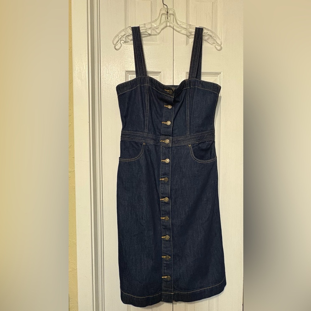 Levi's Dark Blue Denim Dress NWT